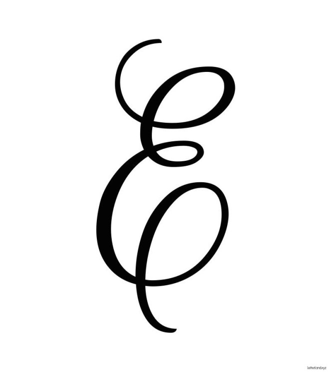 nurseryletter-elegant-e