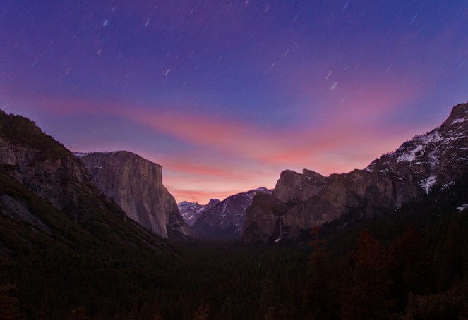 Tunnel View Sunrise Star Trails-L
